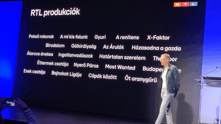 Kolosi Péter az RTL Magyarország prezentációján a Big Picture 2026 konferencián
