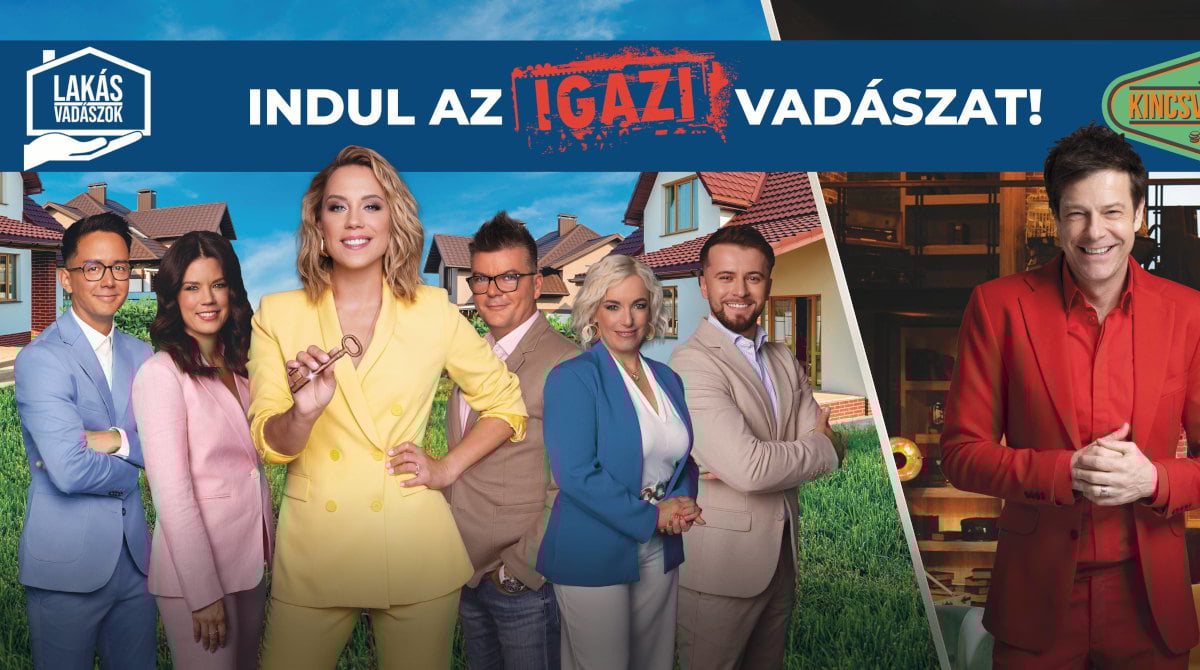 Lakásvadászok és Kincsvadászok a TV2 képernyőjén