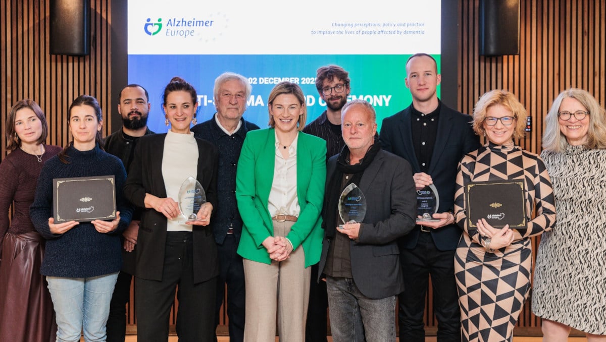 Az Alzheimer Europe 2025 Anti-Stigma Award díjátadója
