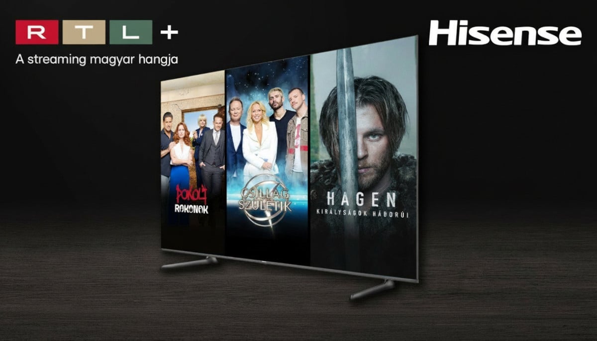 RTL+ applikáció Hisense okostévén
