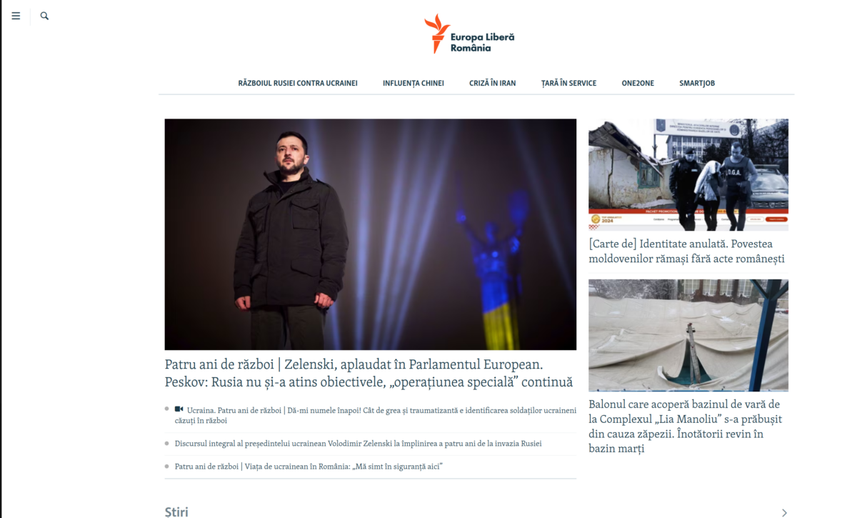 A Szabad Európa romániai kiadása, az Europa Libera Romania