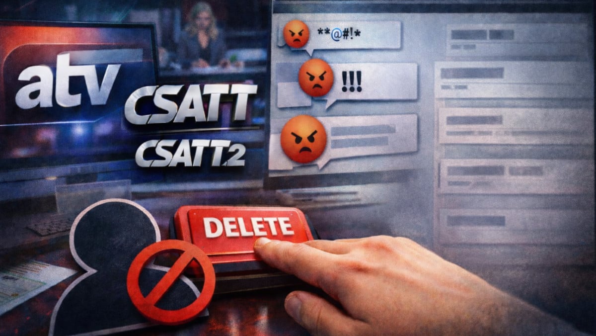 ATV dühös kommentek moderálása