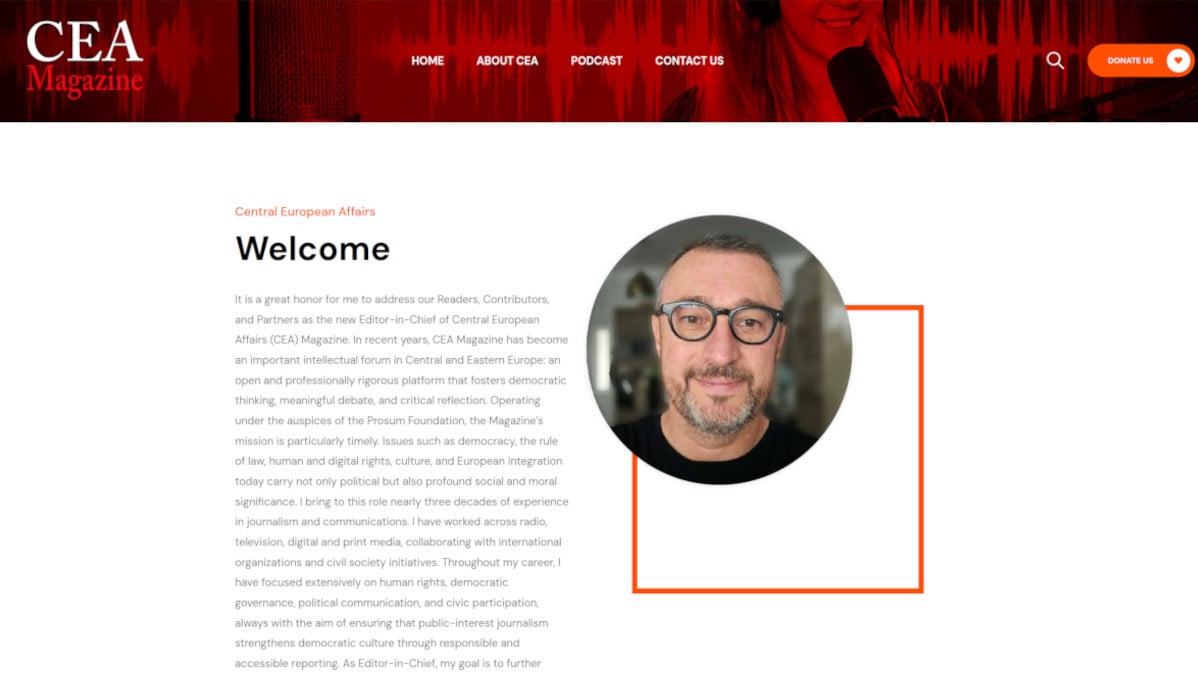 Láng Balázs lett a CEA Magazine főszerkesztője