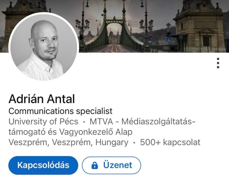 Antal Adrián a LinkedInen