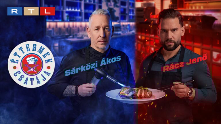 Az RTL Éttermek csatája című gasztrorealityjében Sárközi Ákos és Rácz Jenő éttermei mérkőznek meg egymással