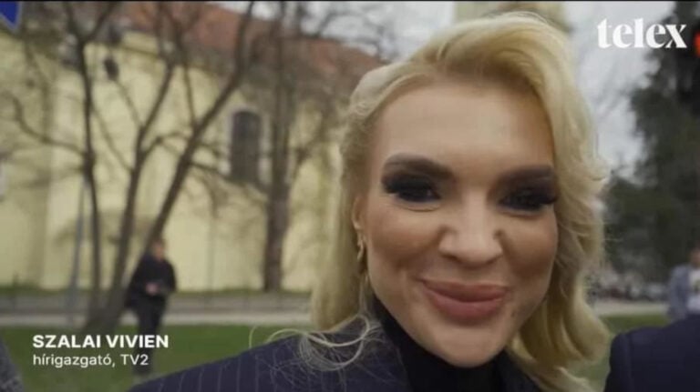 Szalai Vivien, a TV2 volt hírigazgatója a Telex kamerája előtt