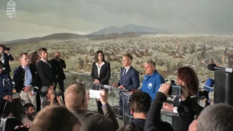 A TISZA-kormány első kormányülése alkalmával szervezett sajtótájékoztató 2026.05.13-án