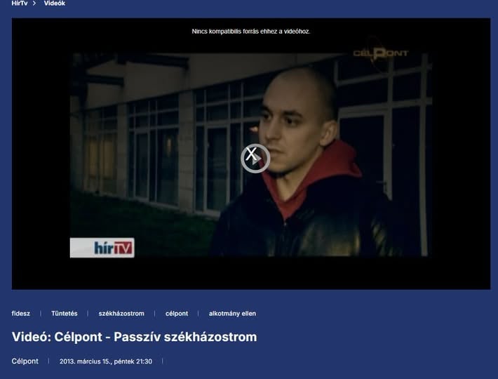 Az említett riport korábban, a HírTV internetes oldalán is elérhető volt, de végül eltávolították