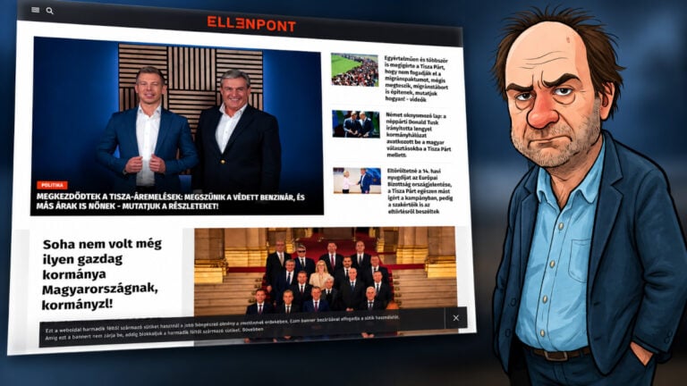 Az Ellenpont.hu nyitóoldala 2026.07.17-én