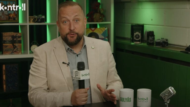 Gulyás Balázs, a Gulyáságyú Média alapítója a Kontroll főmunkatársaként