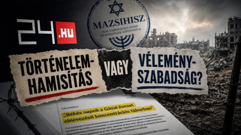 Mazsihisz vs 24.hu: történelemhamisítás vagy véleményszabadság