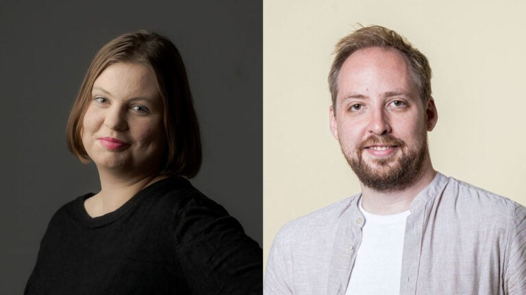 Vida Kamilla és Kele János, a 24.hu munkatársai