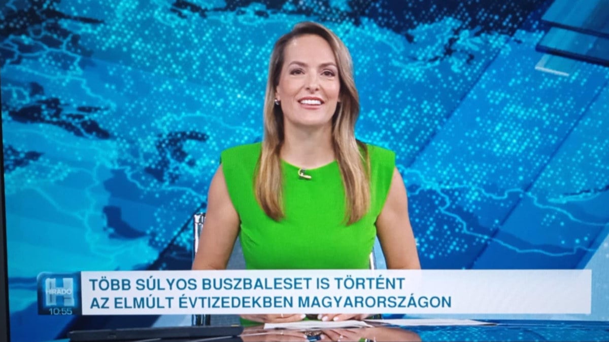 Kiszivárgott: így néz ki az M1 Híradó Heer Orsolyával