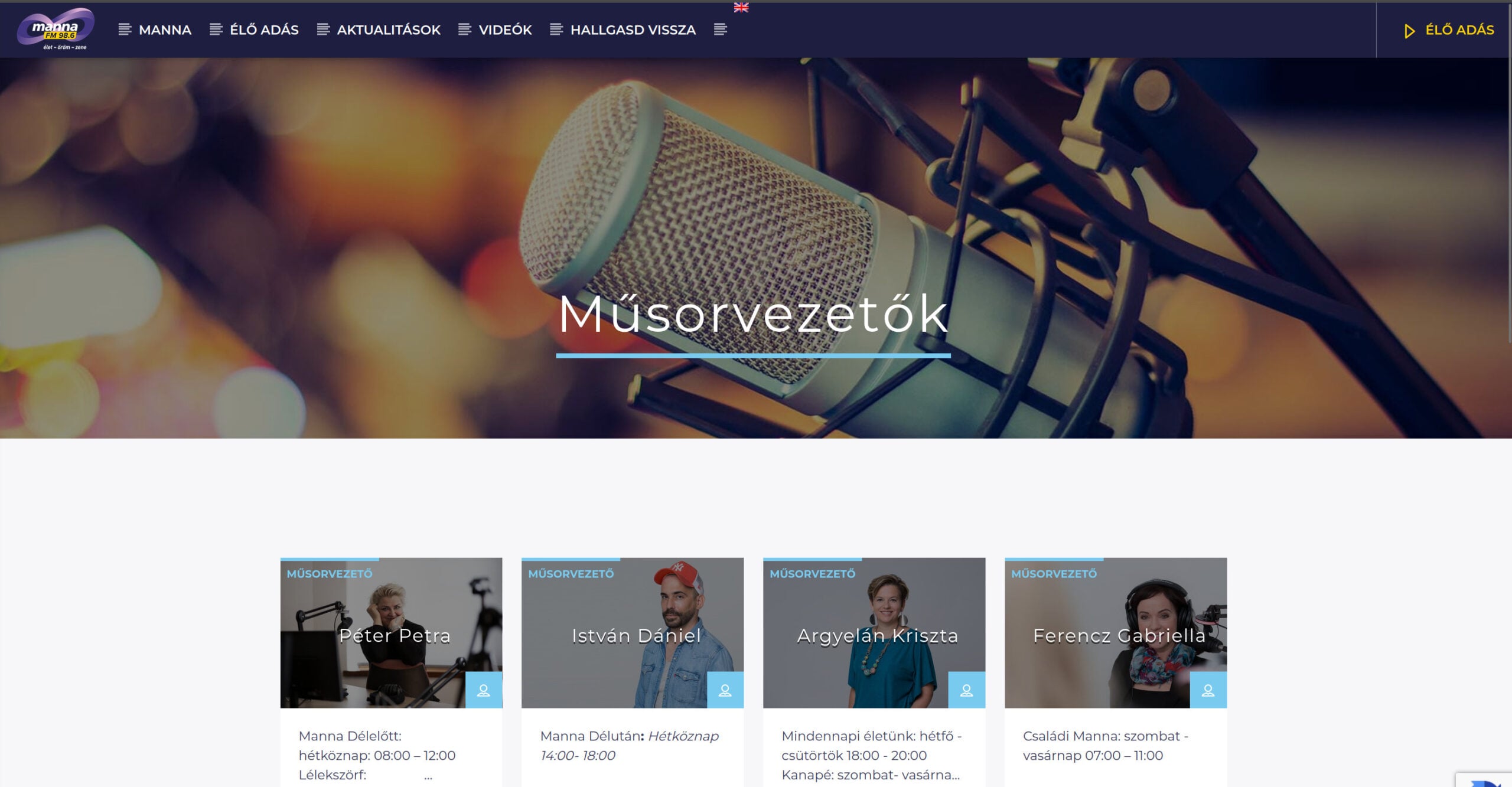 A Manna FM műsorvezetői