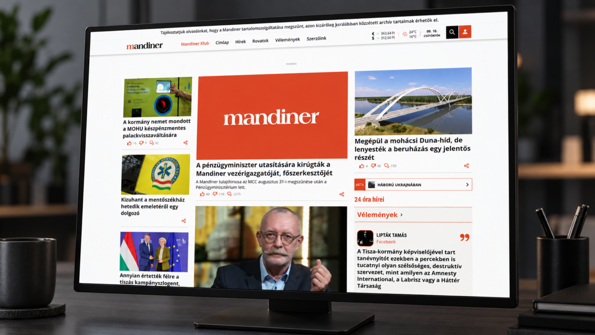 Visszakapcsolták a Mandiner archívumát